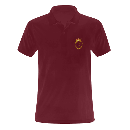 LGlogoclean Men's Polo Shirt (Model T24)