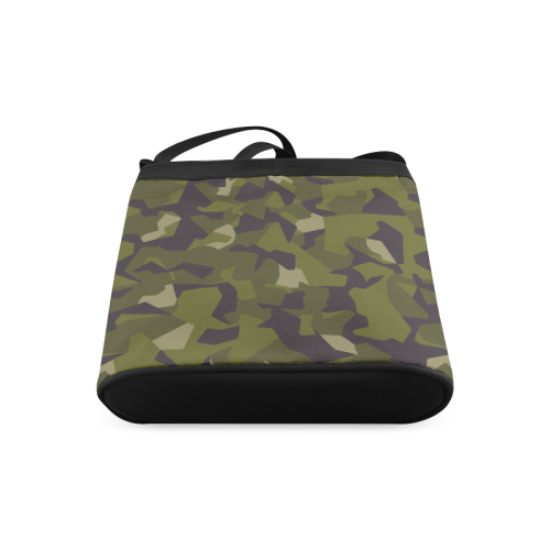Swedish M90 woodland camouflage Crossbody Bags (Model 1613)