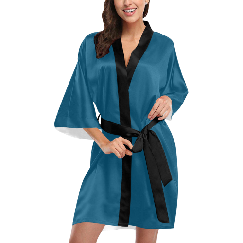 Blue Sapphire Kimono Robe