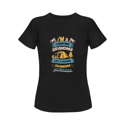 I'M A Camping Grandma Women's T-Shirt in USA Size (Front Printing Only)