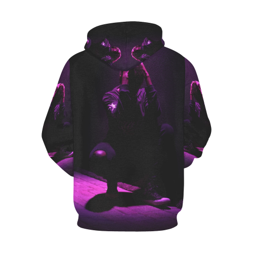 #MOOD HOODIE All Over Print Hoodie for Women (USA Size) (Model H13)