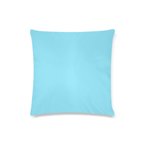 Malibu Blue Custom Zippered Pillow Case 16"x16"(Twin Sides)