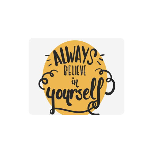 Inspirational Quote Mouse pad Rectangle Mousepad