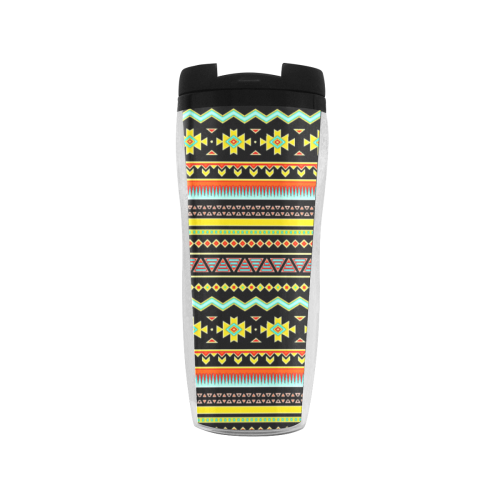 bright tribal Reusable Coffee Cup (11.8oz)
