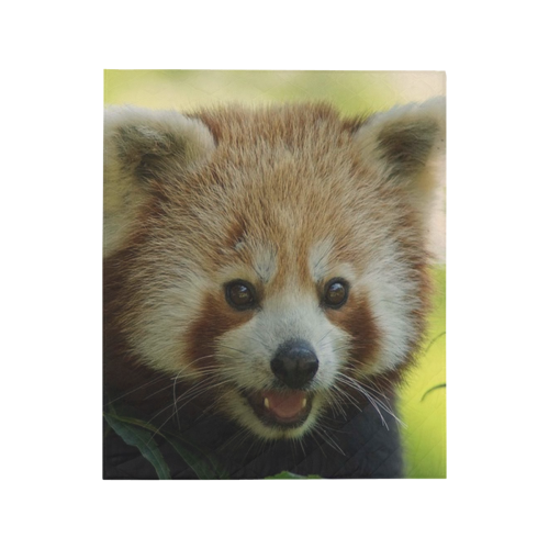 red panda Quilt 50"x60"