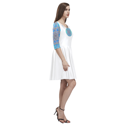 sitrehaim-kafui 2 Tethys Half-Sleeve Skater Dress(Model D20)