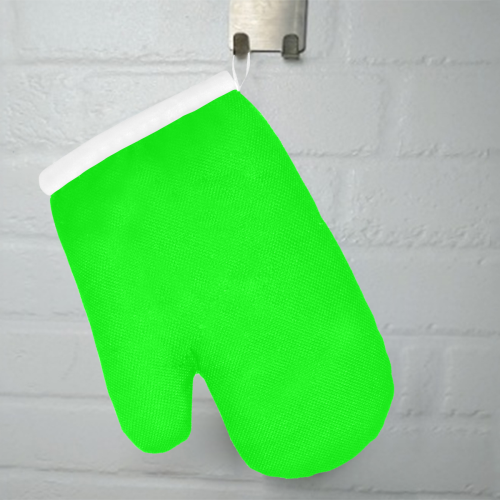 color lime Oven Mitt