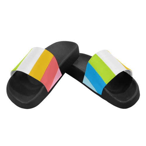 Queer Pride SLides Men's Slide Sandals (Model 057)