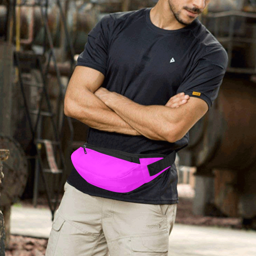 Bright Neon Pink Fanny Pack/Large (Model 1676)