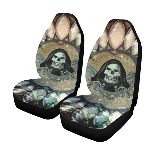 Awesome scary skull Car Seat Covers (Set of 2)