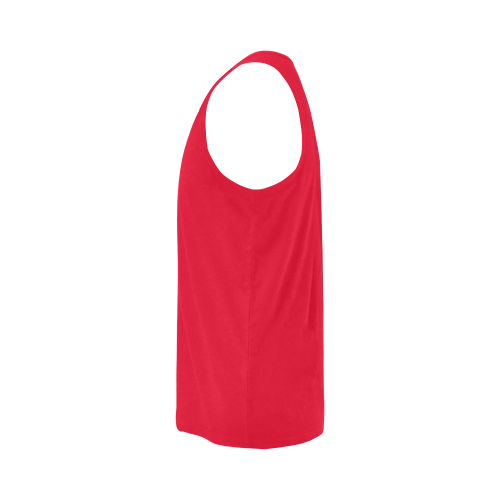 color Spanish red All Over Print Tank Top for Men (Model T43)