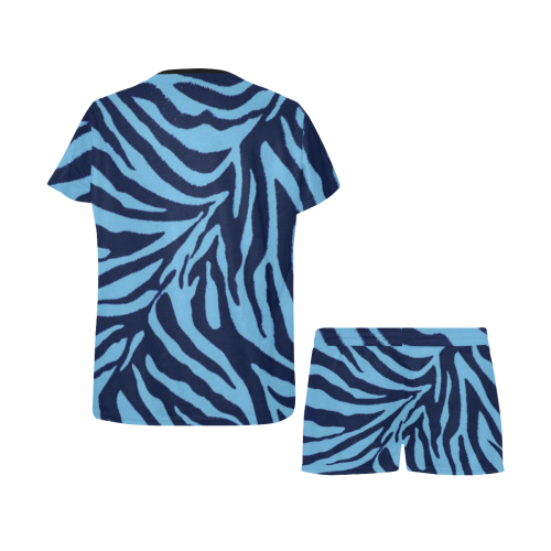 zebra 3 Women's Short Pajama Set
