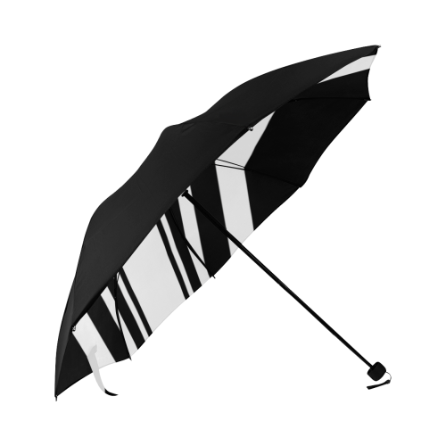 Science of Physics - Doppler Effect black Anti-UV Foldable Umbrella (Underside Printing) (U07)