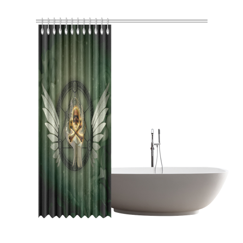 Skull in a hand Shower Curtain 72"x84"