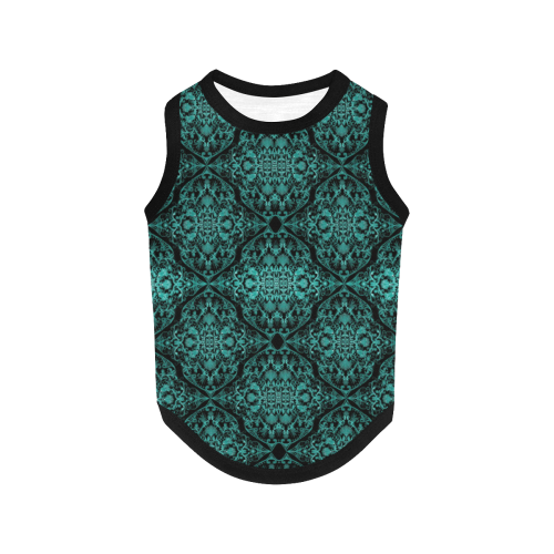 flowers 11v All Over Print Pet Tank Top