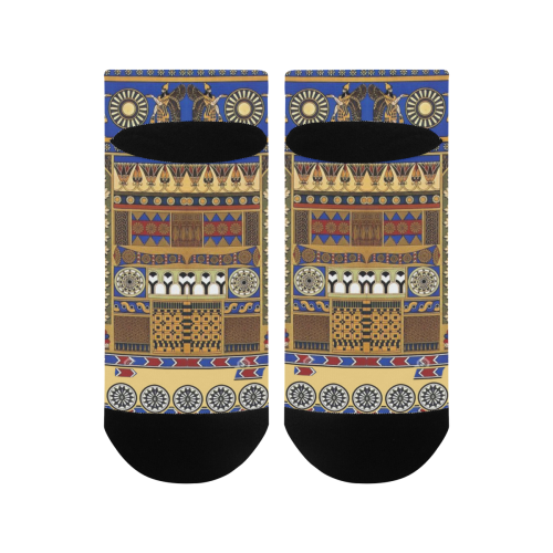 Ancient Assyrian Art Men's Ankle Socks