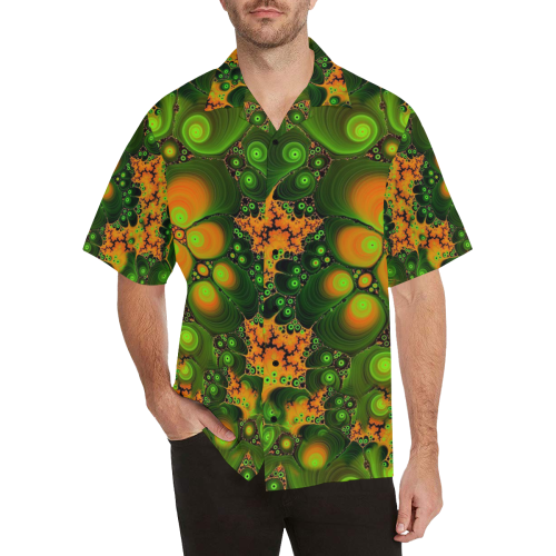 Pretty Paisley Hawaiian Shirt (Model T58)