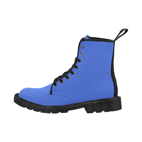 color royal blue Martin Boots for Women (Black) (Model 1203H)