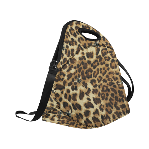 Buzz Leopard Neoprene Lunch Bag/Large (Model 1669)