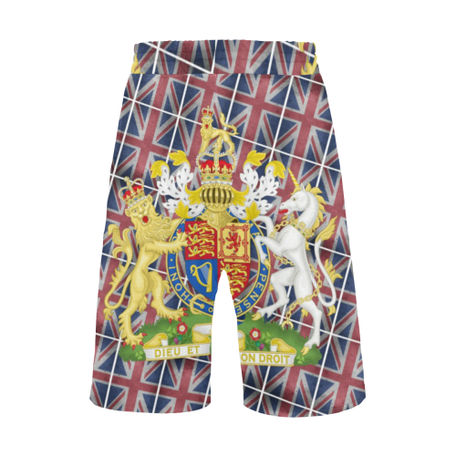 GREAT BRITAIN COA Men's All Over Print Casual Shorts (Model L23)