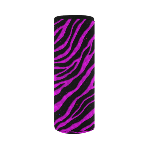 Ripped SpaceTime Stripes - Pink Neoprene Water Bottle Pouch/Large
