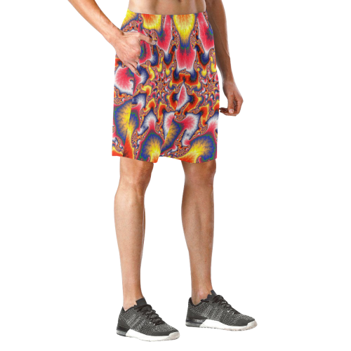 ALTERNATE UNIVERSE Men's All Over Print Elastic Beach Shorts (Model L20)