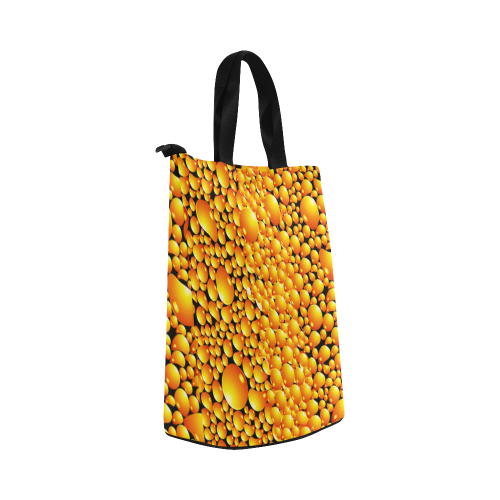 yellow bubble Nylon Lunch Tote Bag (Model 1670)