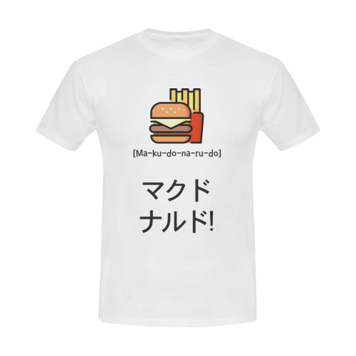 makudonarudomen Men's Slim Fit T-shirt (Model T13)