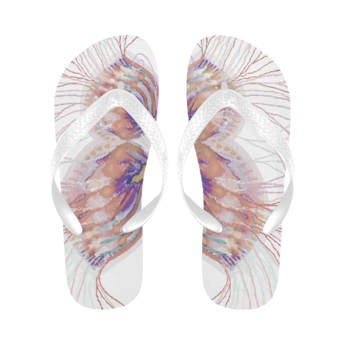 papillon1-9 Flip Flops for Men/Women (Model 040)