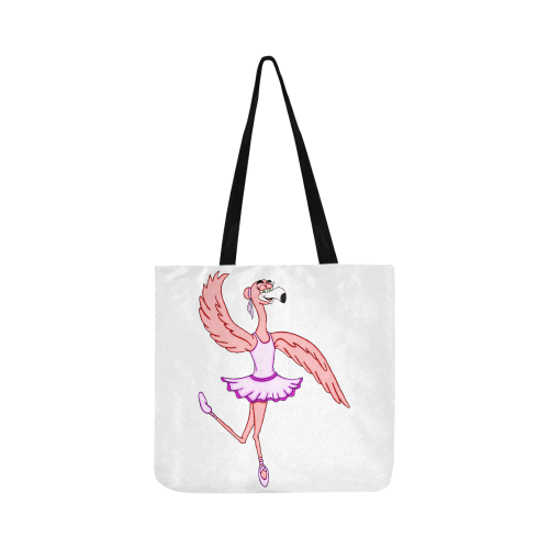 Flamingo Ballet White Reusable Shopping Bag Model 1660 (Two sides)