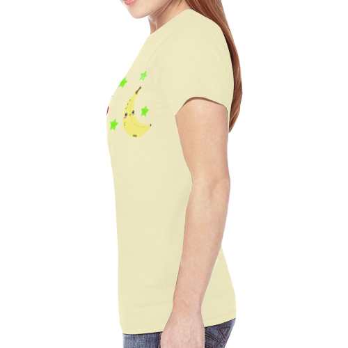 STAR FRUIT BGB PRINT TEE New All Over Print T-shirt for Women (Model T45)