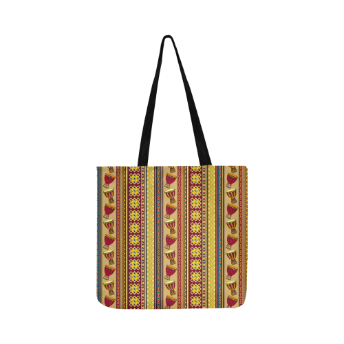 Traditional Africa Border Wallpaper Pattern 4 Reusable Shopping Bag Model 1660 (Two sides)
