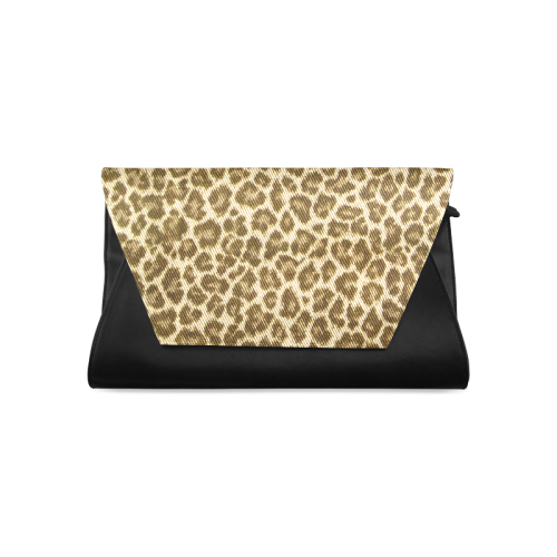Leopard Fabric Animal Pattern Clutch Bag (Model 1630)