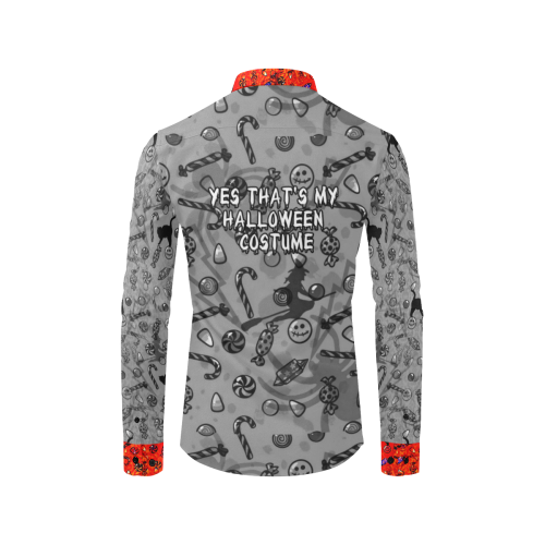 Halloween Candy by Artdream Men's All Over Print Casual Dress Shirt (Model T61)