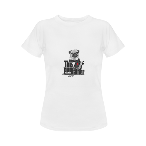 The Pug Father Women's T-Shirt in USA Size (Front Printing Only)