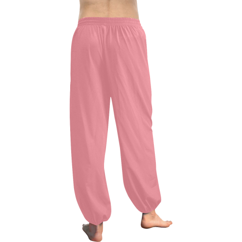 Geranium Pink Women's All Over Print Harem Pants (Model L18)