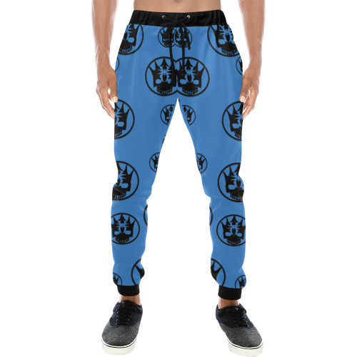 CRX Blue Mask Men's All Over Print Sweatpants/Large Size (Model L11)
