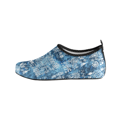 Africa Cultur Art Pattern - Rough Stamp 1 Women's Slip-On Water Shoes (Model 056)