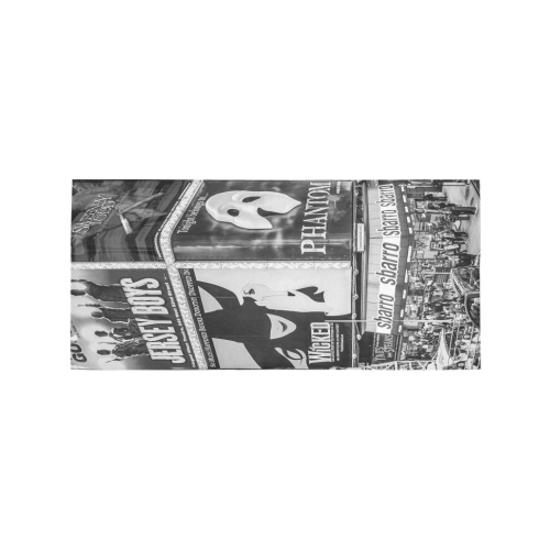 Times Square II Special Edition III (B&W) Area Rug 7'x3'3''