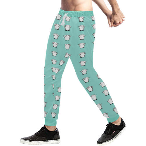 Ghosted Lounge Pants Men's All Over Print Sweatpants (Model L11)