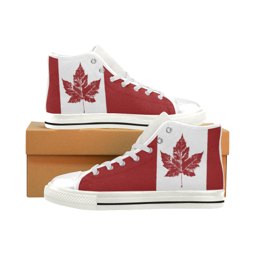 Cool Canada Sneakers High Top Canada Shoes Men’s Classic High Top Canvas Shoes (Model 017)
