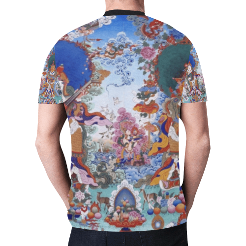 Four Heavenly Kings, by Ivan Venerucci Italian Style New All Over Print T-shirt for Men (Model T45)