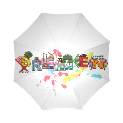 Bremen Word by Nico Bielow Foldable Umbrella (Model U01)