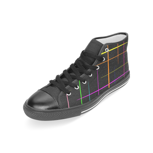 colorhappens Women's Classic High Top Canvas Shoes (Model 017)