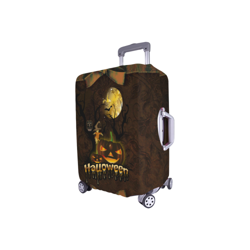 Halloween pumpkin Luggage Cover/Small 18"-21"