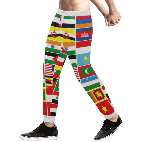 ASIA Men's All Over Print Sweatpants (Model L11)