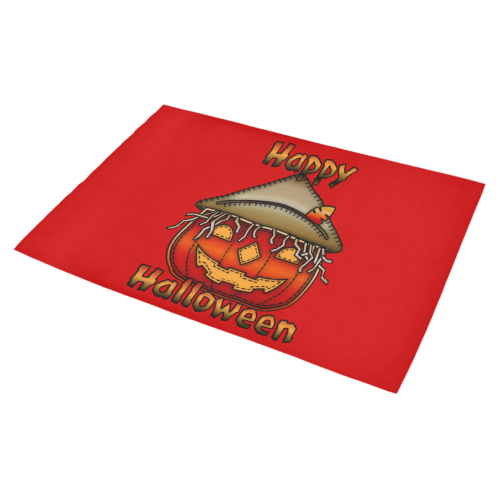 Happy Halloween Scarecrow Jack Azalea Doormat 30" x 18" (Sponge Material)