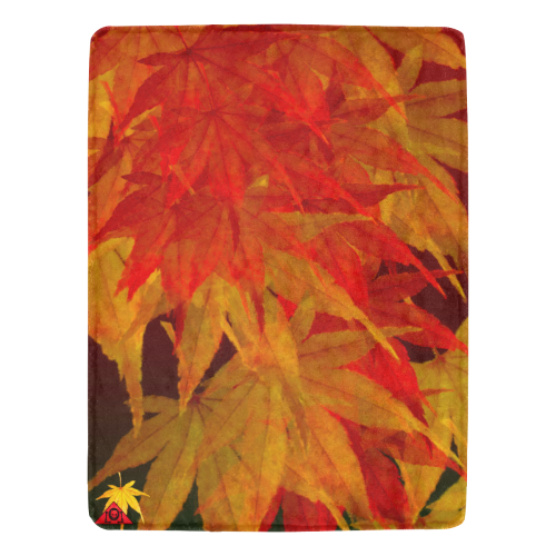 Japan Maple Autumn Ultra-Soft Micro Fleece Blanket 60"x80"