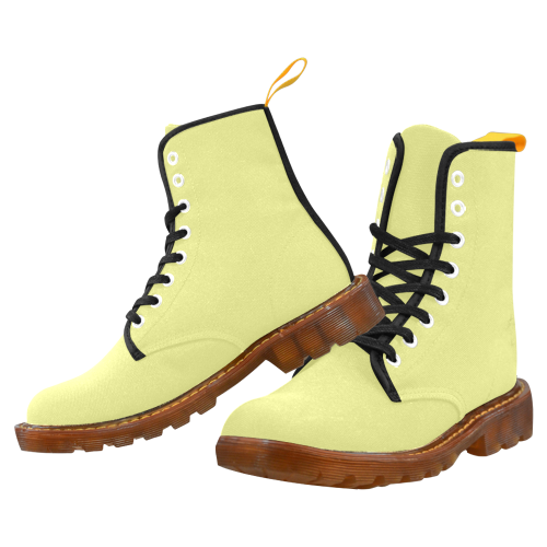 color canary yellow Martin Boots For Women Model 1203H