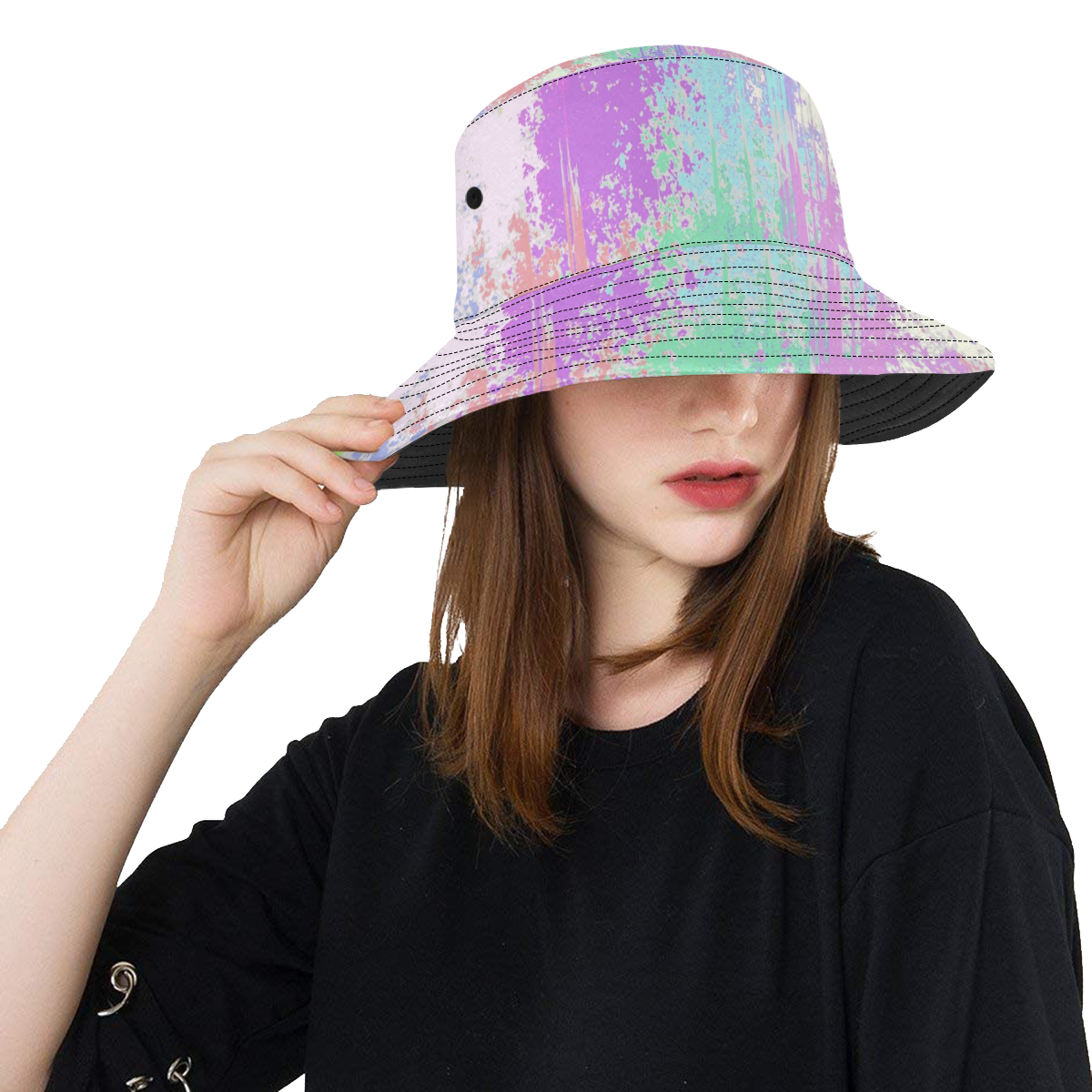 paint splatter bucket hat